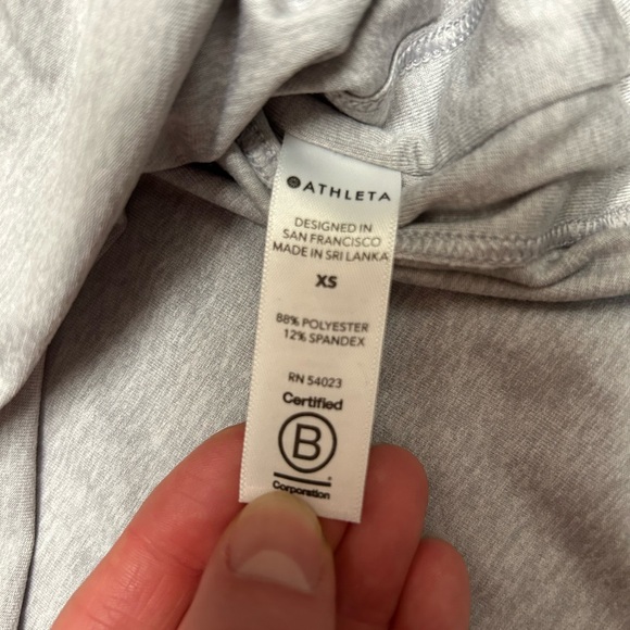 Athleta Uptempo Hoodie Sweatshirt in Norwegian Grey - Picture 7 of 12